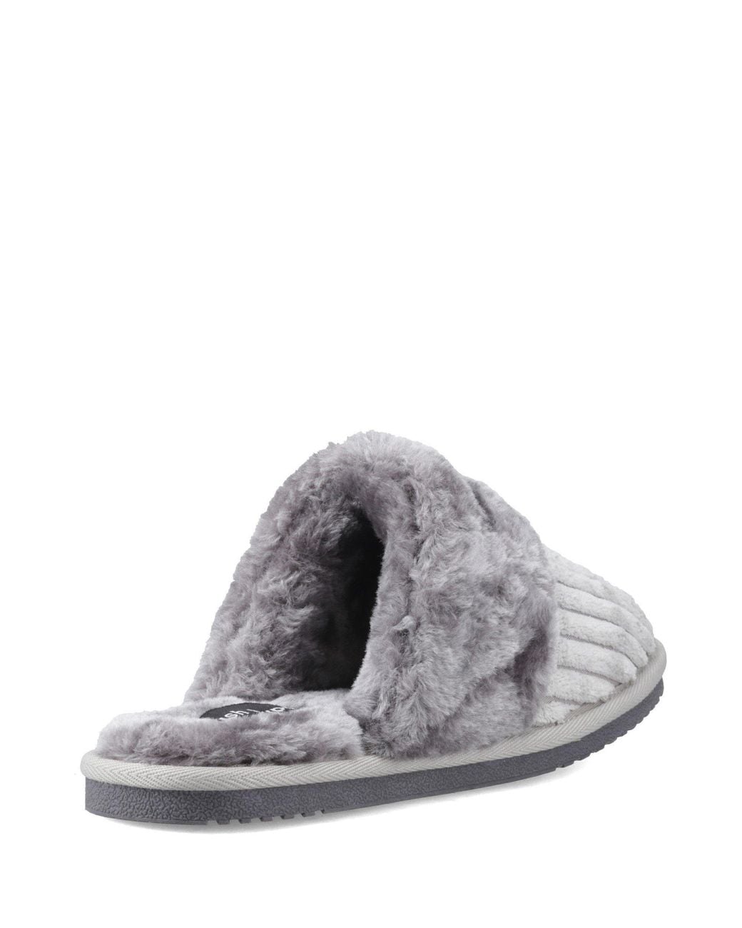 Hush Puppies Gray Arianna Cord Slipper