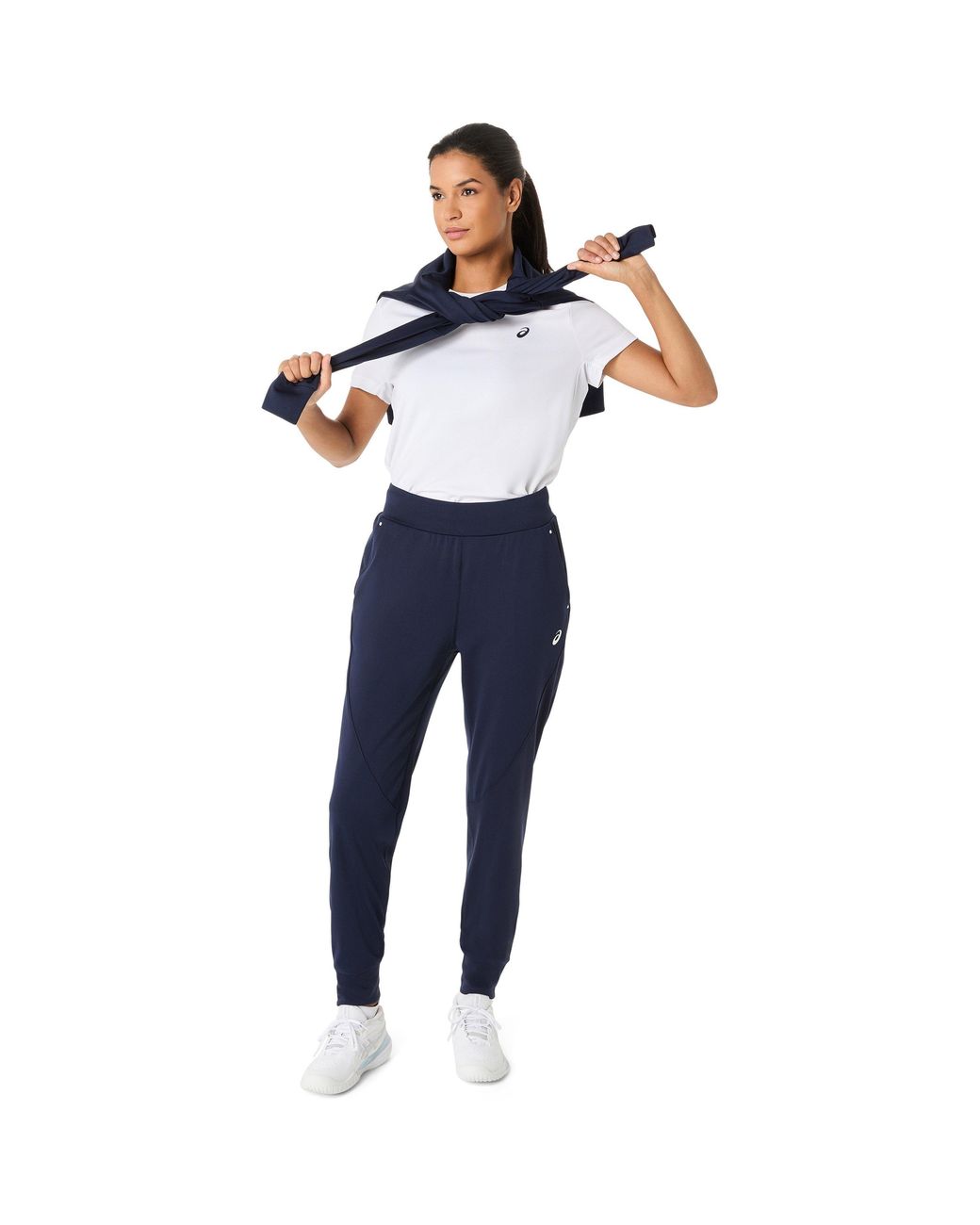 Asics Blue Court Warm-Up Pant Tracksuit Bottom