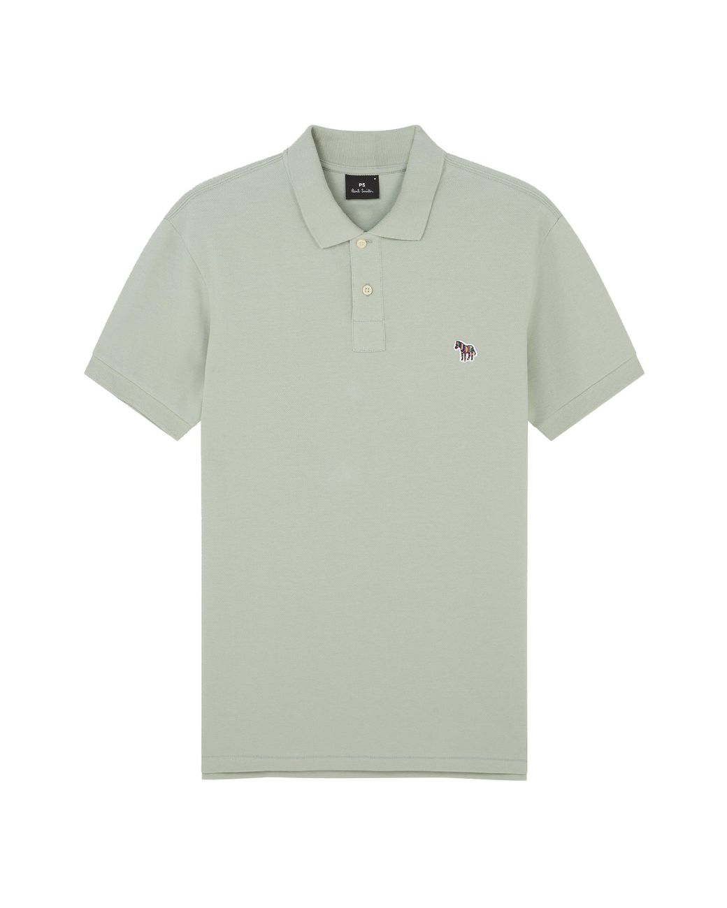 Paul Smith Green Regular Fit Zebra Polo Shirt for men