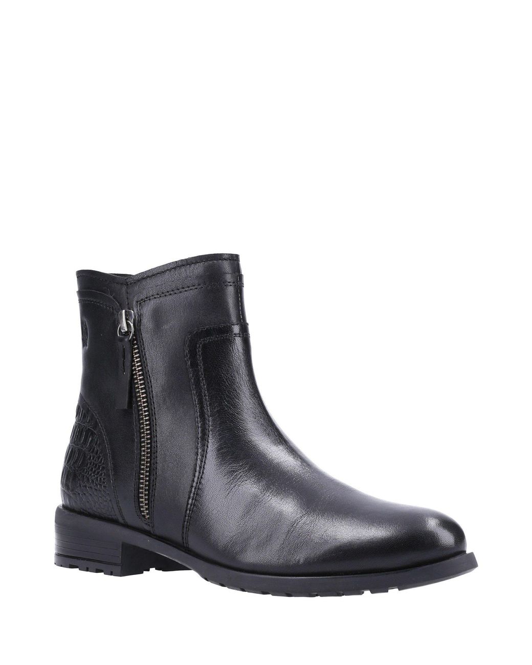 Hush Puppies Purple Scarlett Ankle Boot