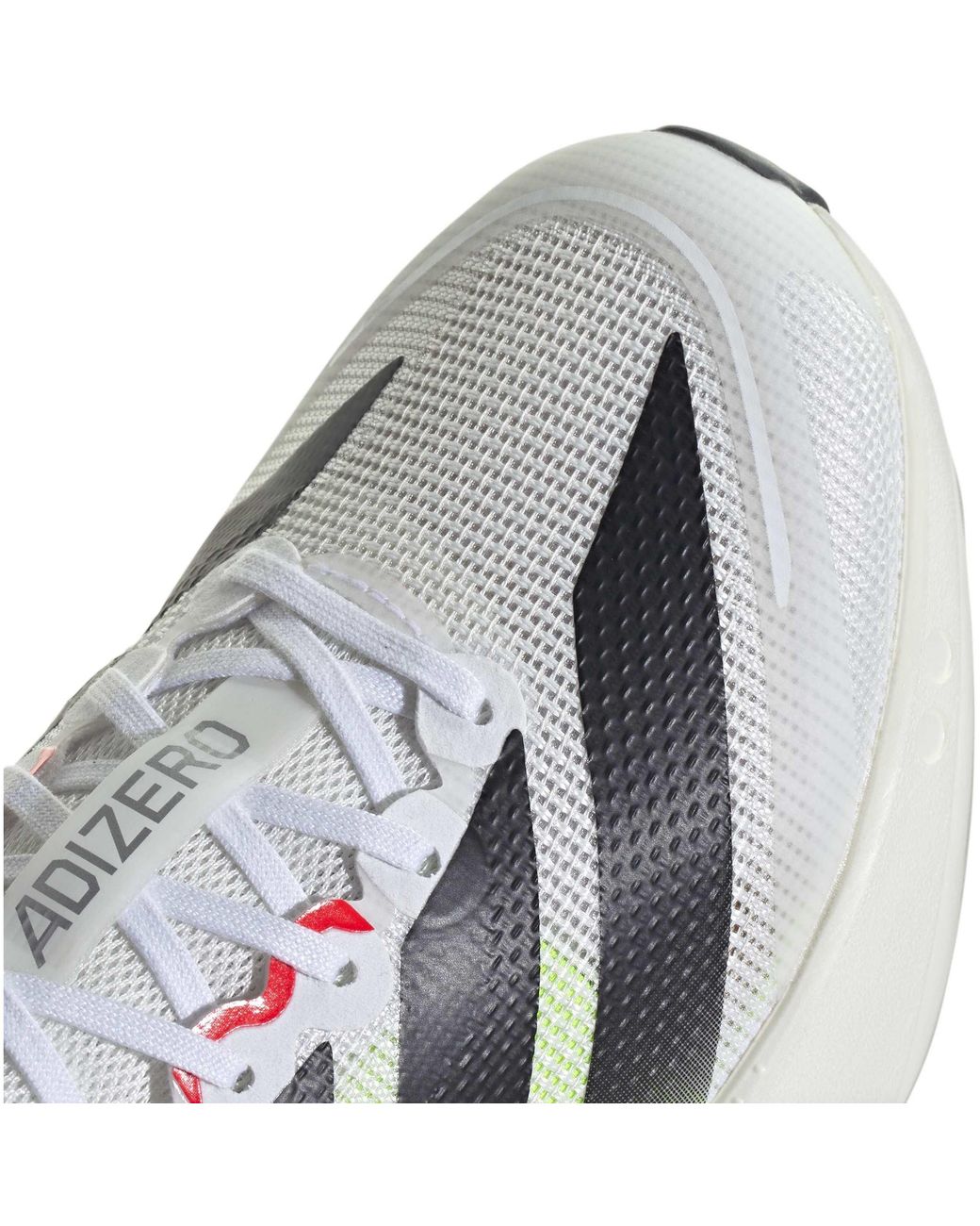 Adidas White Adizero Boston 13 Sneakers