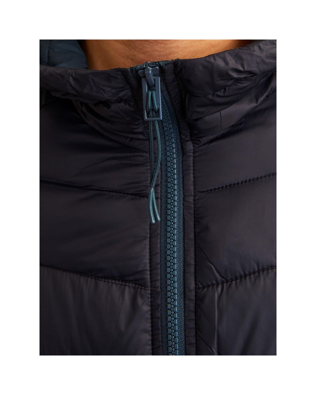 Jack & Jones Blue Quilted Puffer Jacket for men