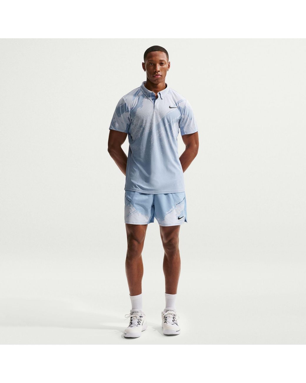 Nike Blue Performance Tennis Shorts for men