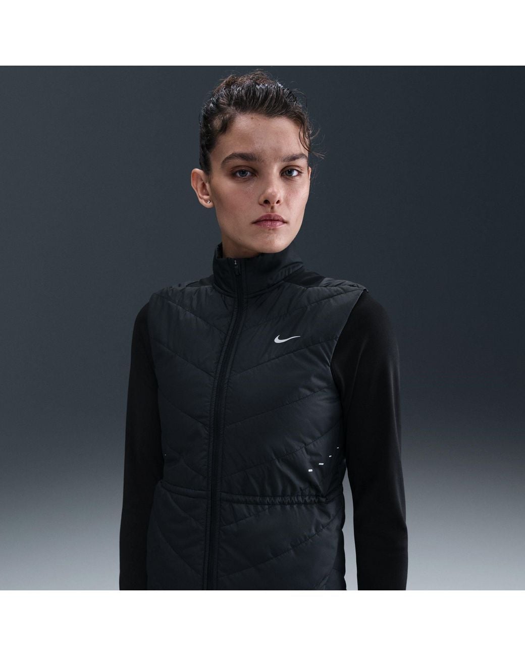 Nike Black Performance Running Vest