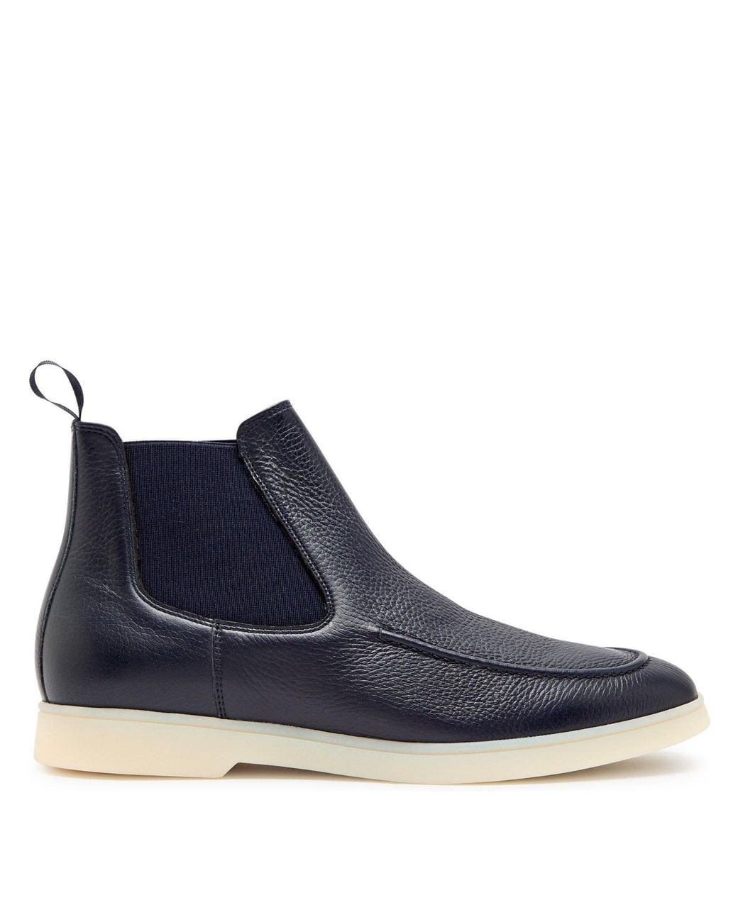 Aurélien Blue City Chelsea Boot Grain Leathe for men