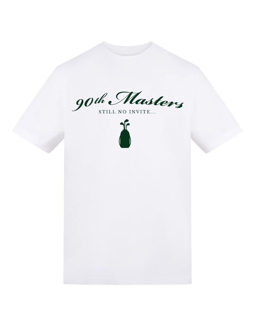 AWD White Adults Printed Golf Tee