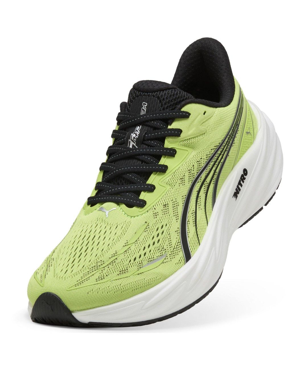 PUMA Green Velocity Nitro 5 Road Running Shoes for men