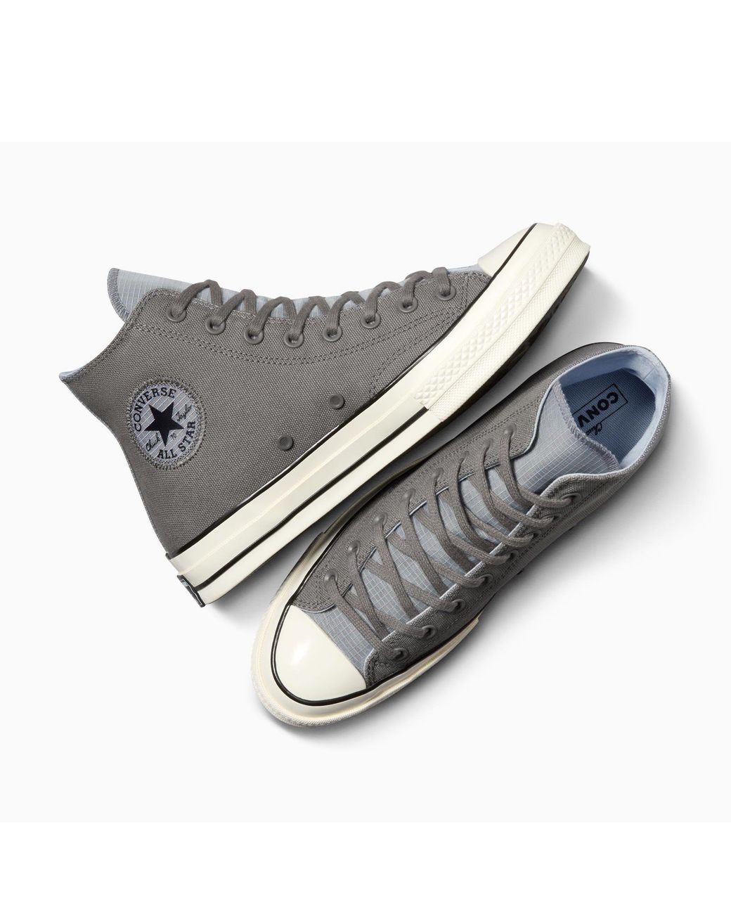 Converse Gray Adults Chuck 70 Canvas High-Top Trainers