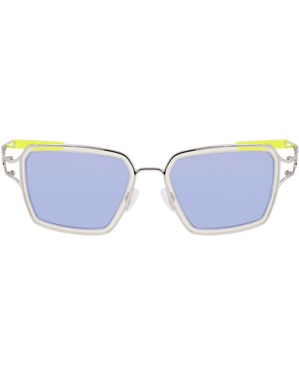 Nike Yellow Veil Prism Square Sunglasses