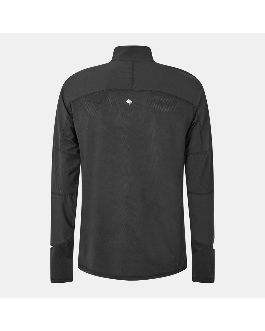 REPRESENT 247 Gray Quarter-Zip Long-Sleeve Performance Gym Top for men