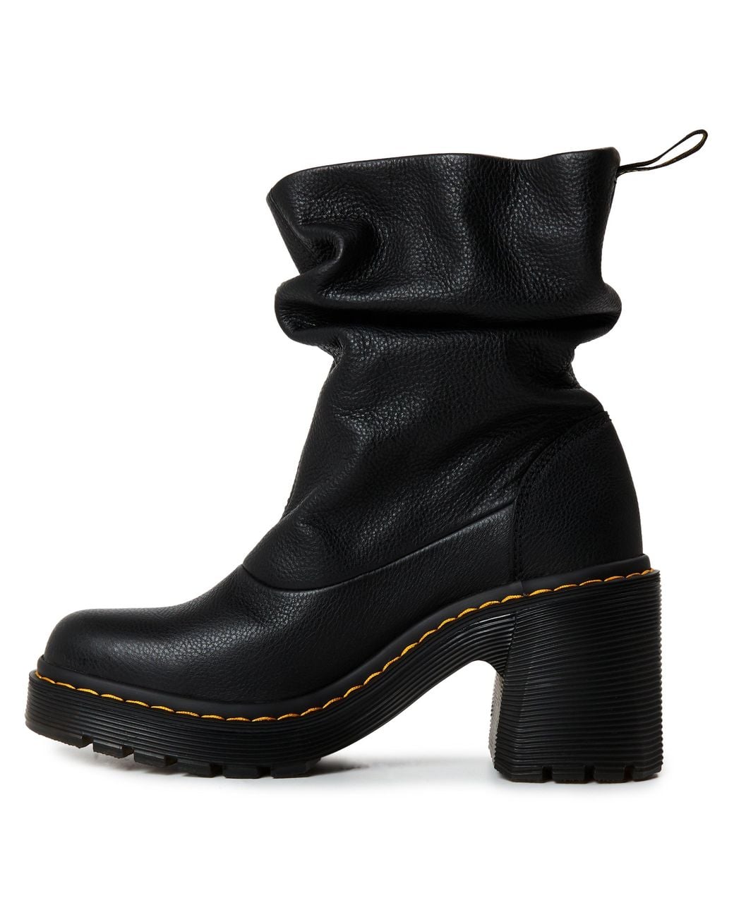 Dr. Martens Black Kasey Lo Heeled Ankle Boot