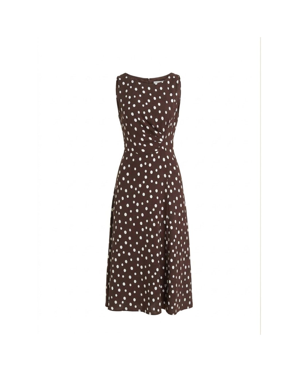 Gina Bacconi Natural Lacinda Sleeveless Shift Dress