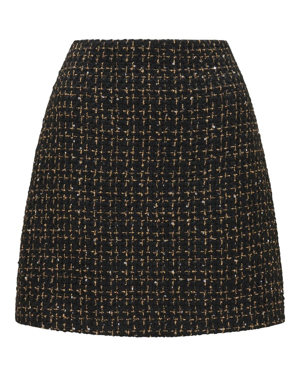 Forever New Black Lara Boucle Mini Skirt