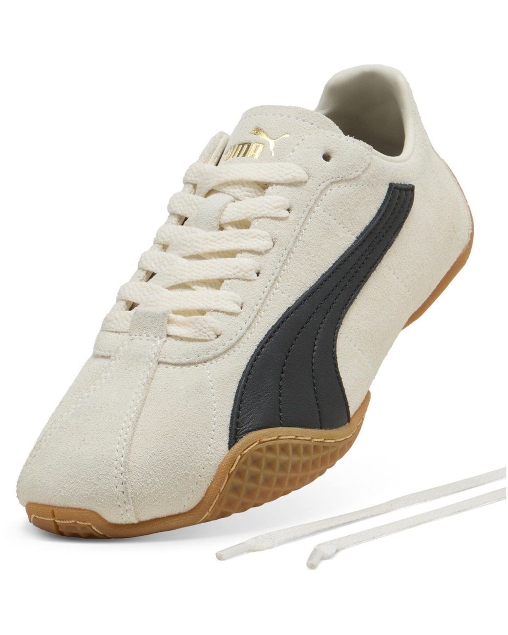 PUMA White K-Street Sneakers