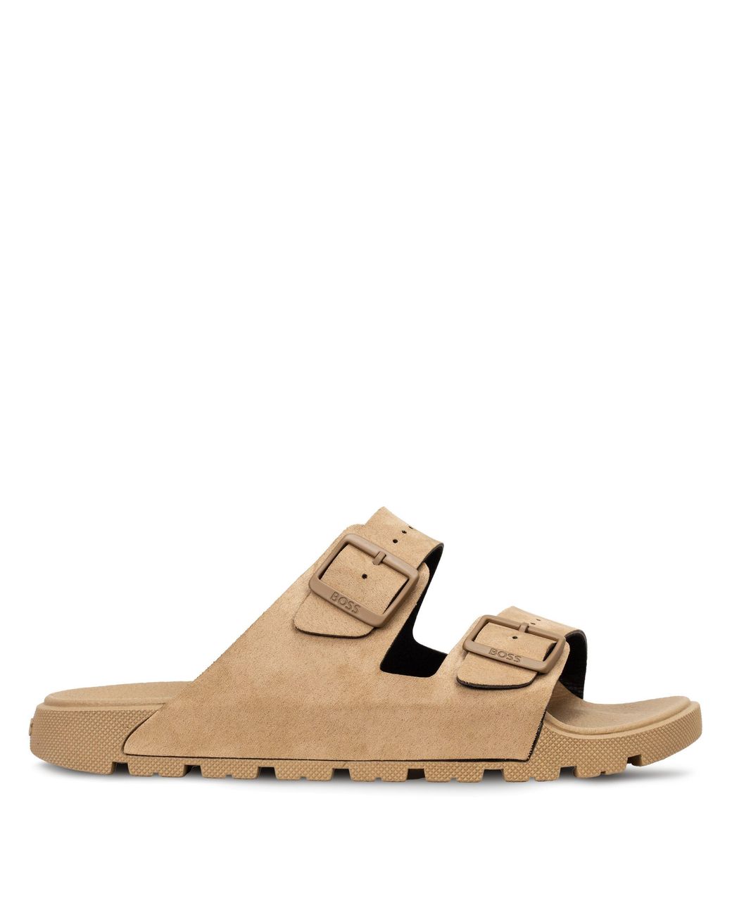 Boss Natural Sandals With Emed Logo Detail And Adjustable Straps (Surfley) for men