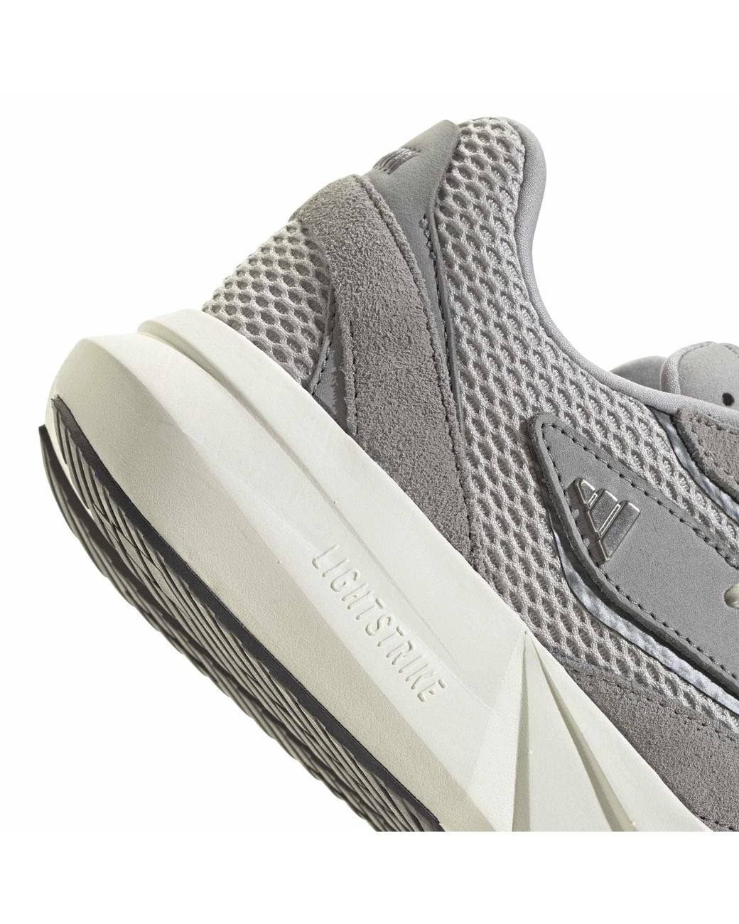 Adidas Gray Lightblaze Road Running Shoes for men
