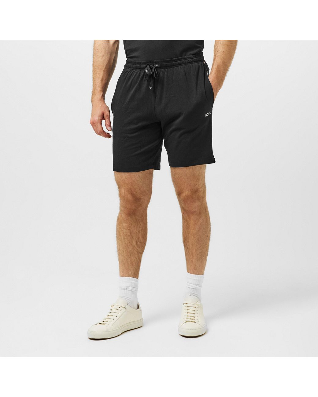 Boss Black Bodywear Drawstring Shorts With Logo Detail (Mix & Match) for men
