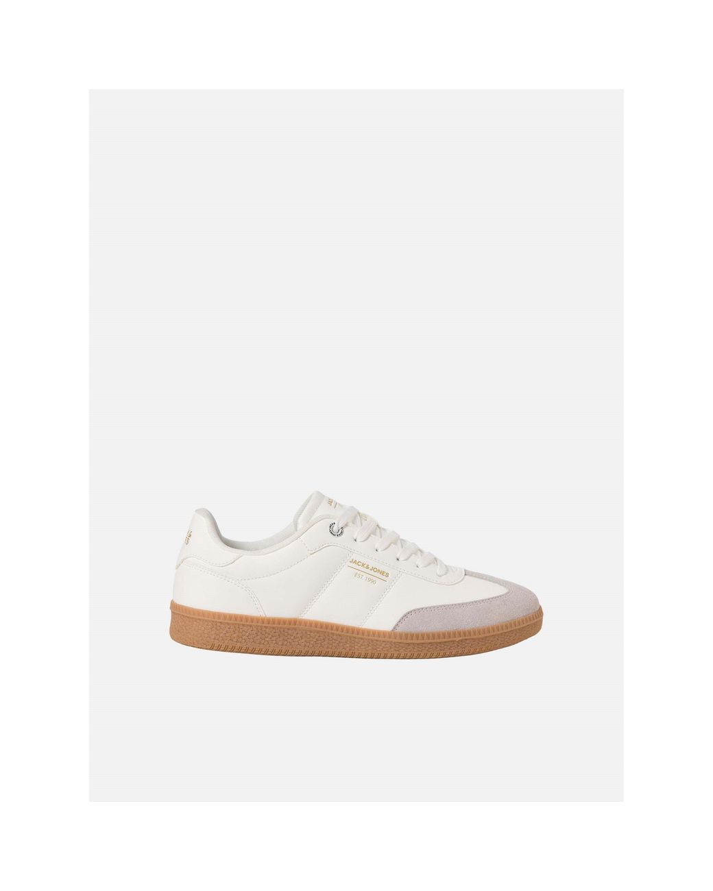 Jack & Jones White Reecher Pu Sneakers for men
