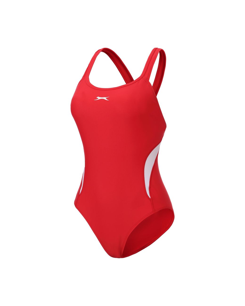 Slazenger 1881 Red Lycra Xtra Life X Back Swimsuit Ladies