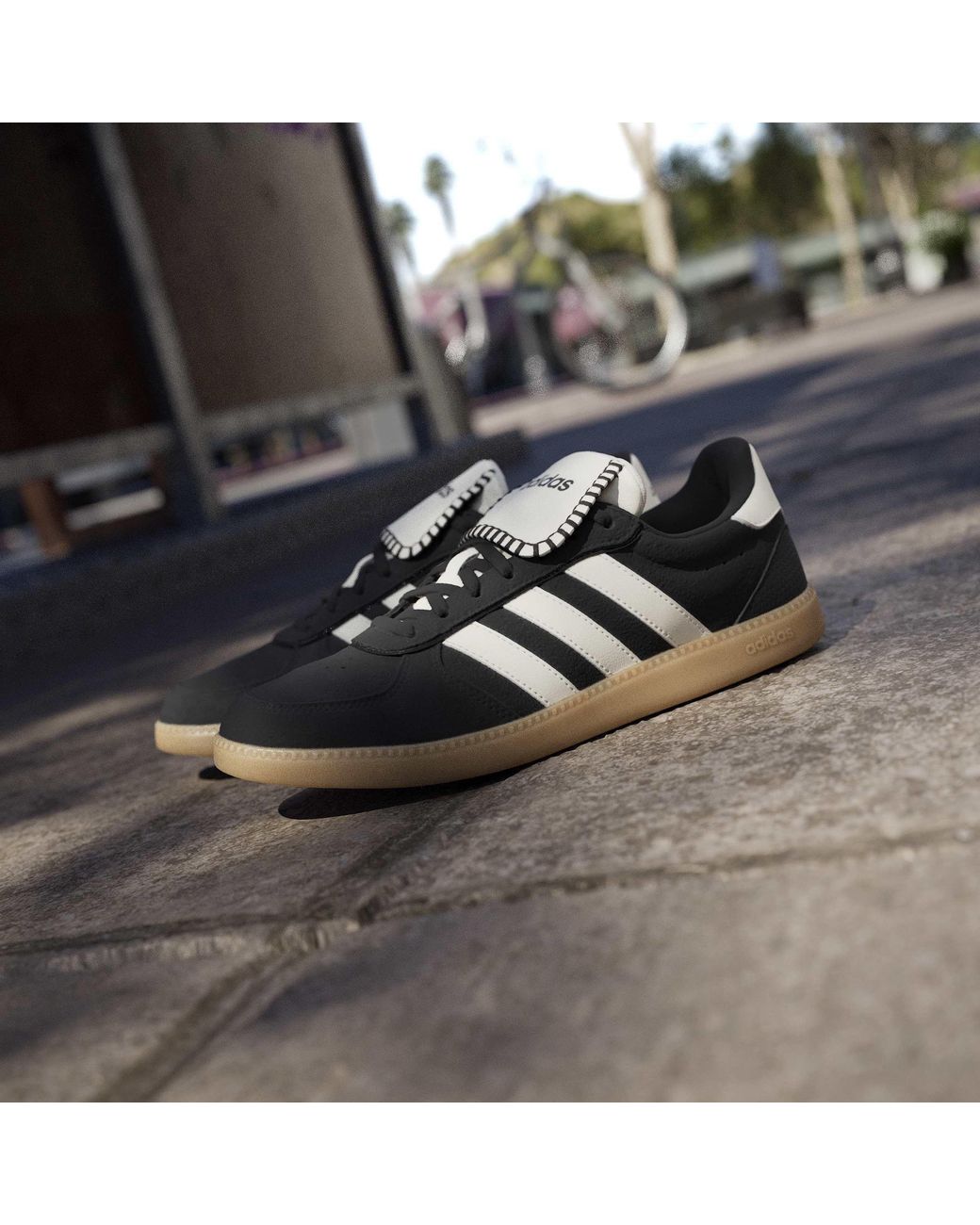 Adidas Blue Breaknet Sleek Suede Low-Top Trainers