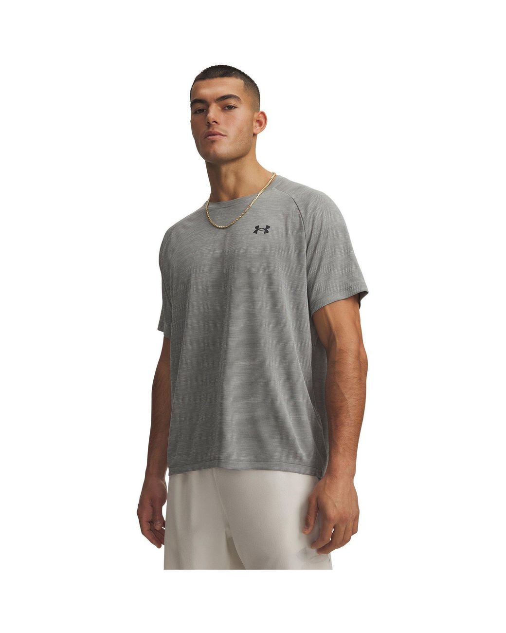 Under Armour Gray Tech 2.0 Short Sleeve T-Shirt for men