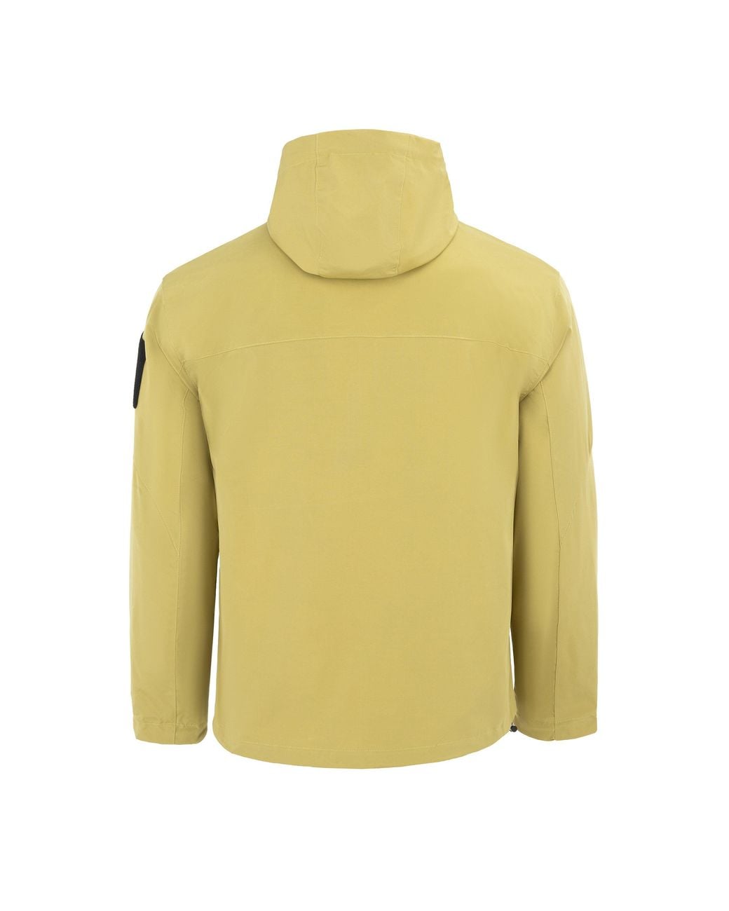 Firetrap Yellow Windproof Hooded Long Sleeve Windbreaker for men