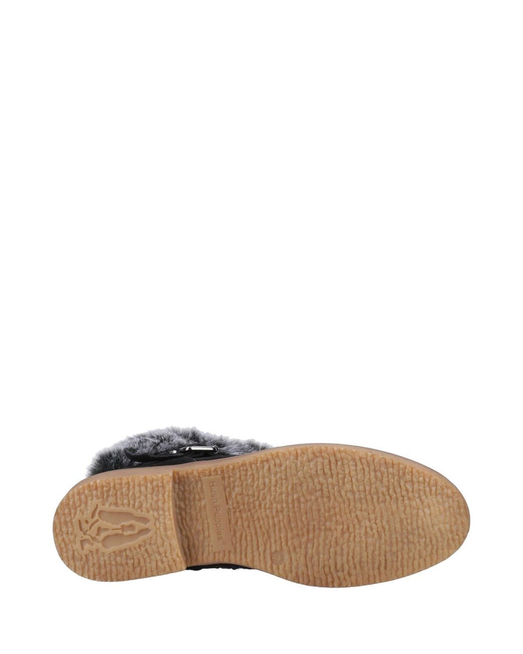 Hush Puppies Black Hannah Wide Fit Boot