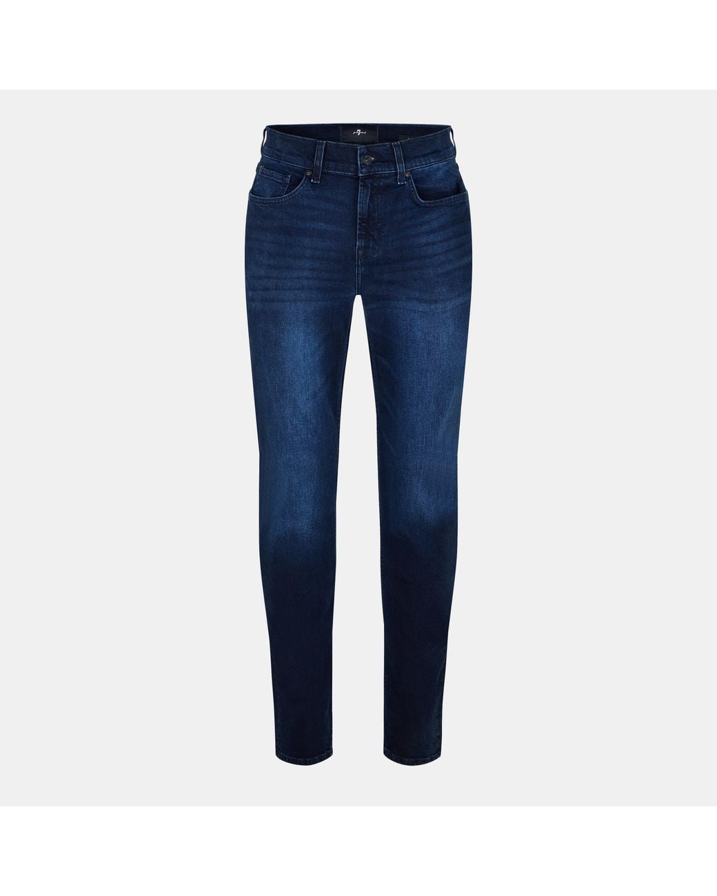 7 For All Mankind Blue Slimmy Slim Fit Jeans for men