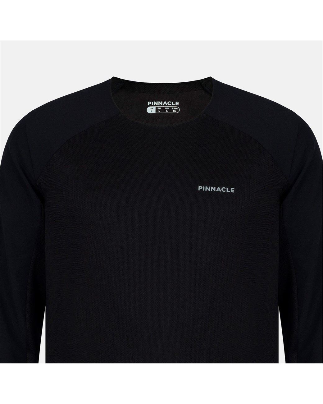 Pinnacle Black Long Sleeve Mtb Jersey for men