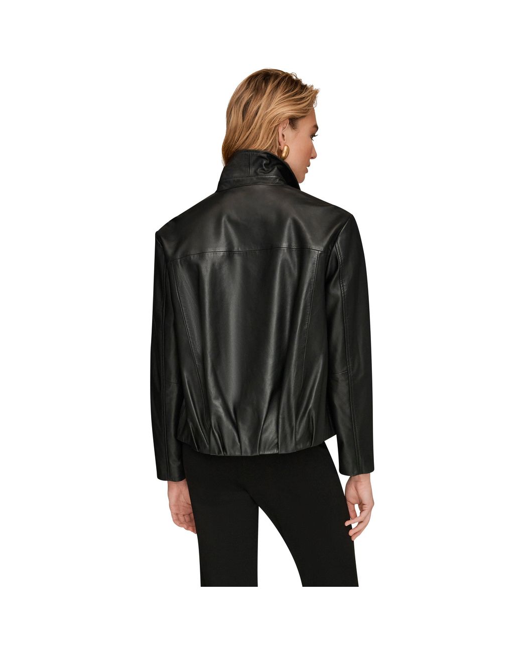 Donna Karan Black Leather Jacket