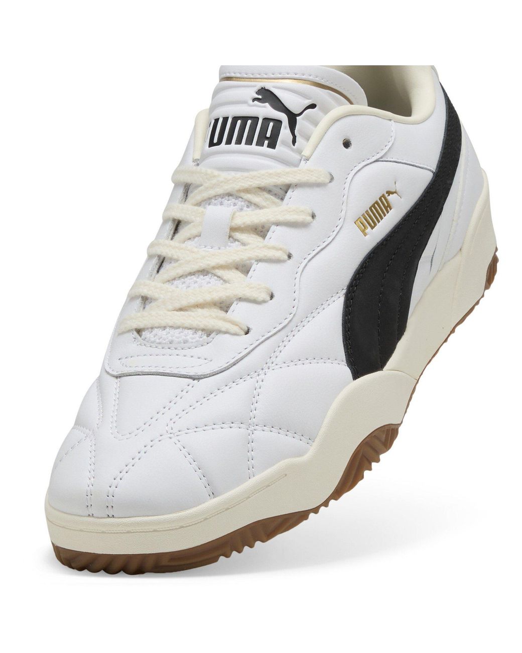 PUMA White Tifosi Lux Low Top Trainers for men
