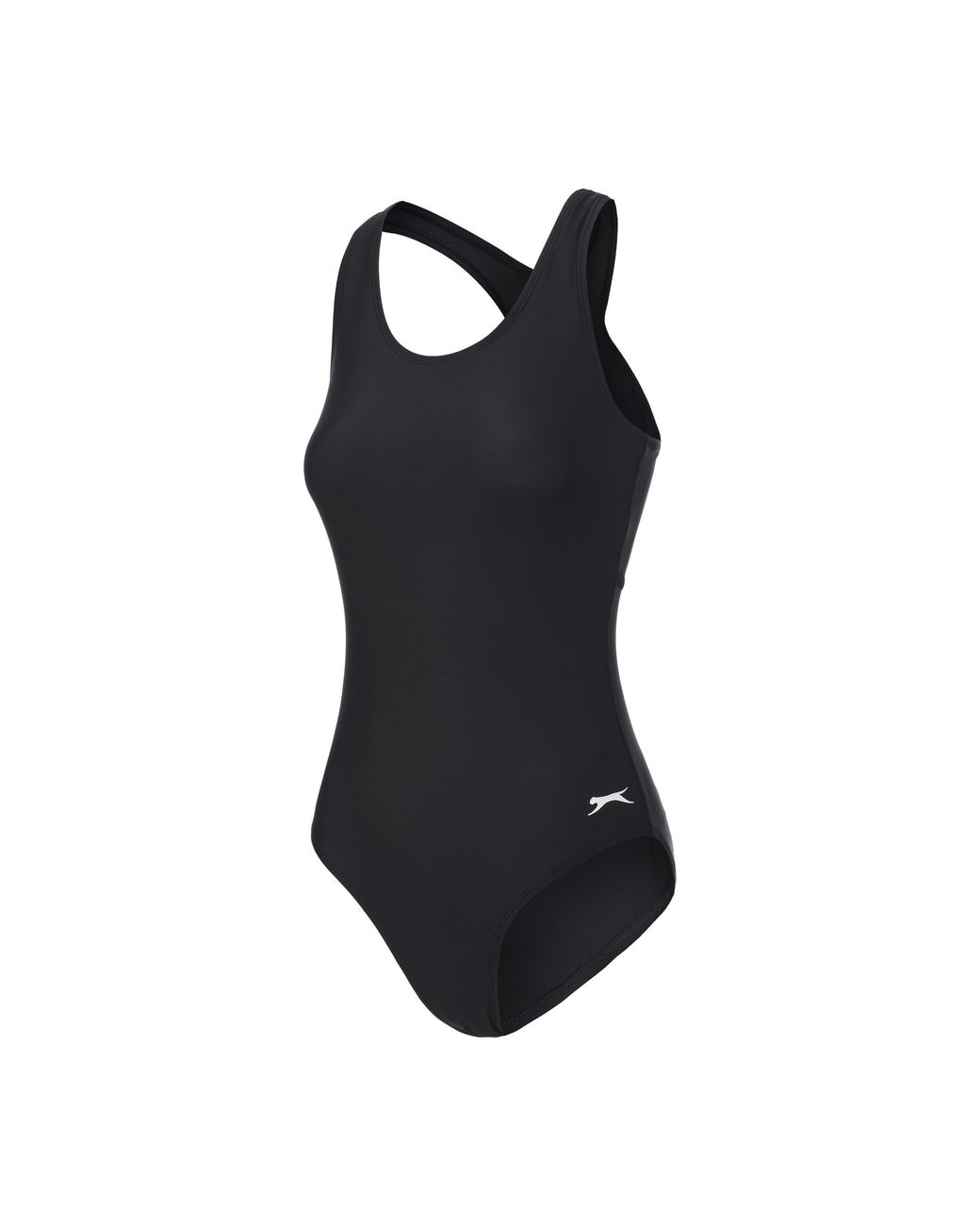 Slazenger 1881 Black Racer Back Lycra Xtra Life Swimsuit Ladies