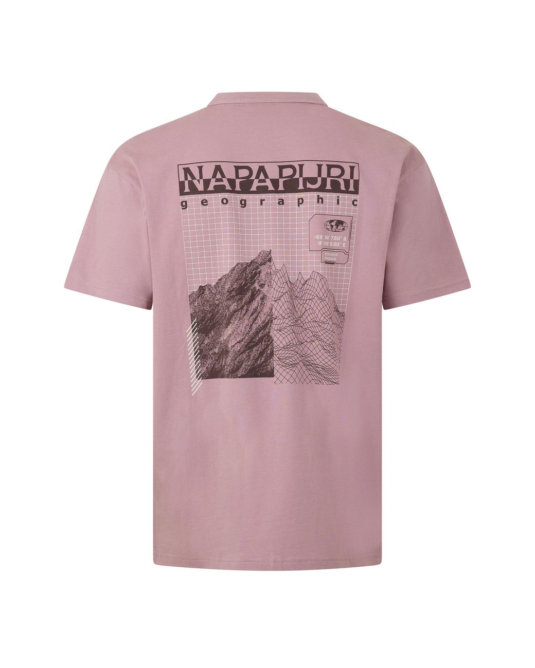 Napapijri Pink Graphic T-shirt for men