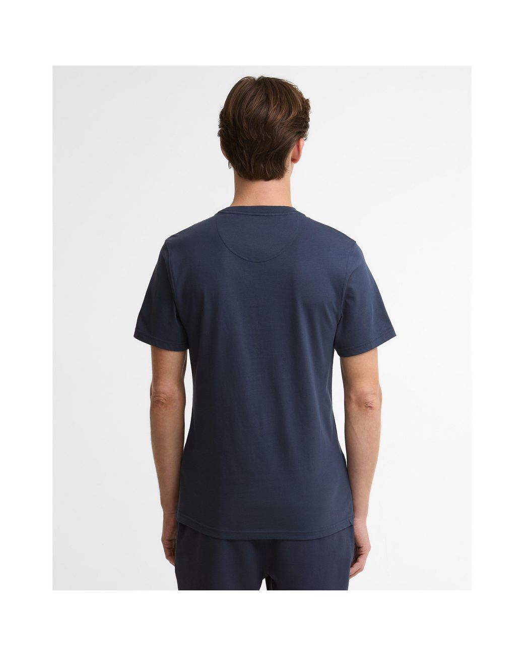Barbour Blue Small Logo T-Shirt for men