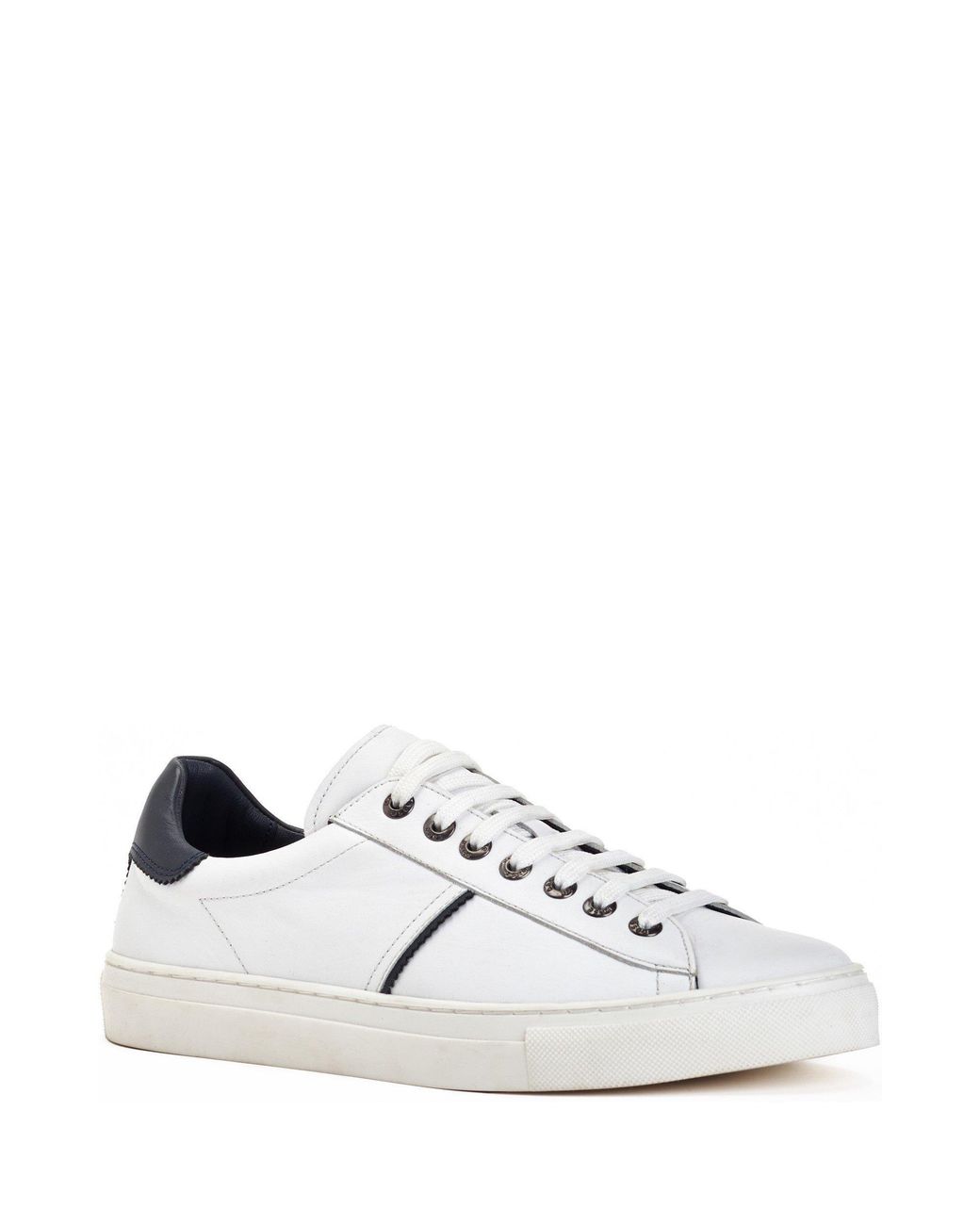 Base London White Beck Softy Shoes for men
