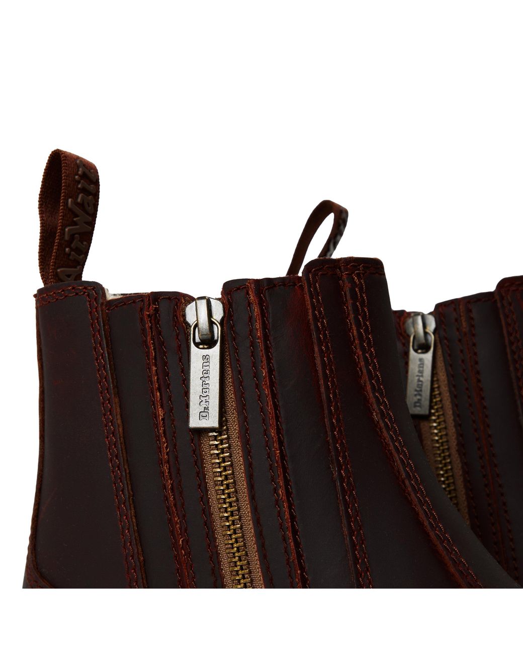 Dr. Martens Brown 2976 Alyson Zip Chelsea Boot