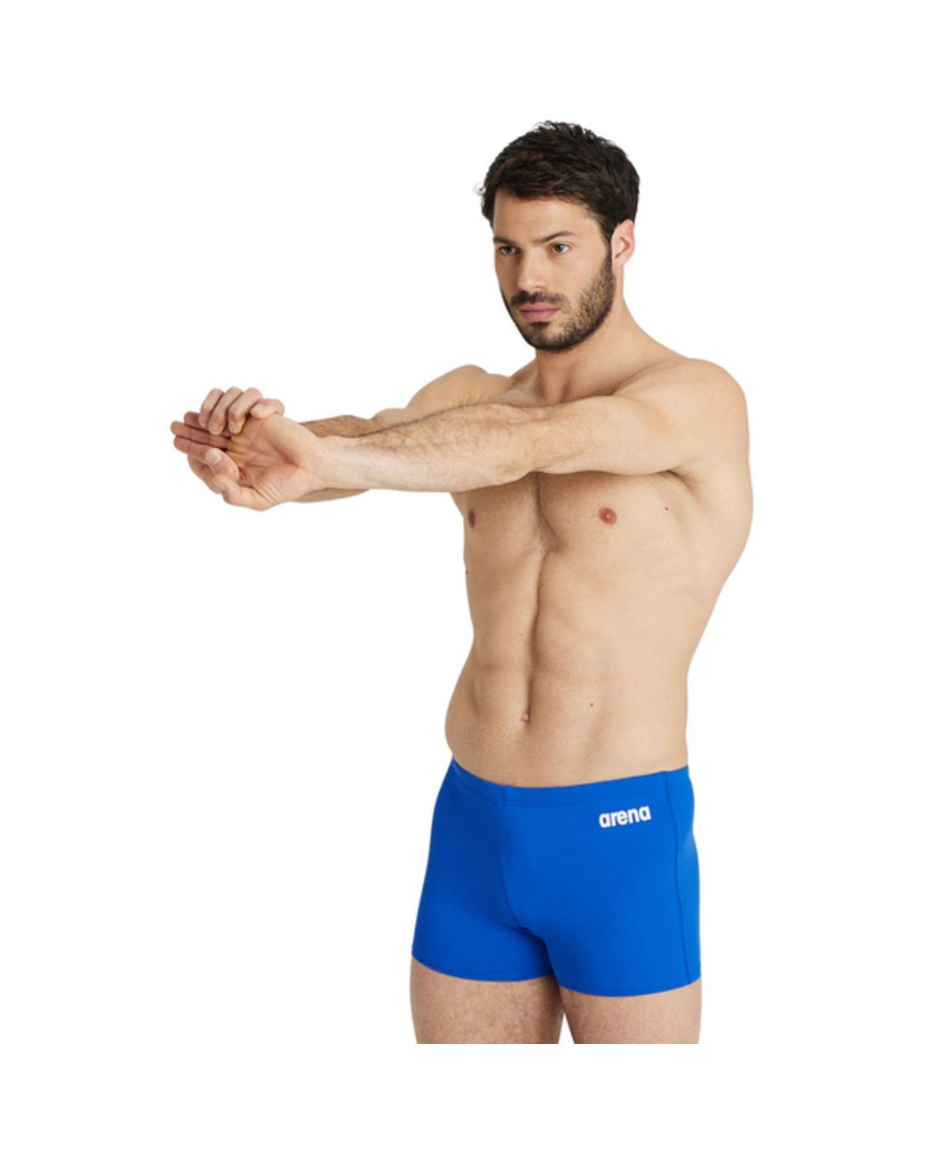 Arena Blue Solid Team Swim Shorts for men