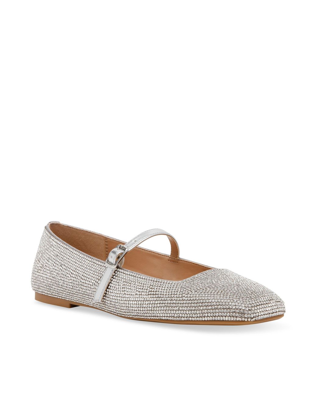 Steve Madden Gray Ezri Ballet Pumps