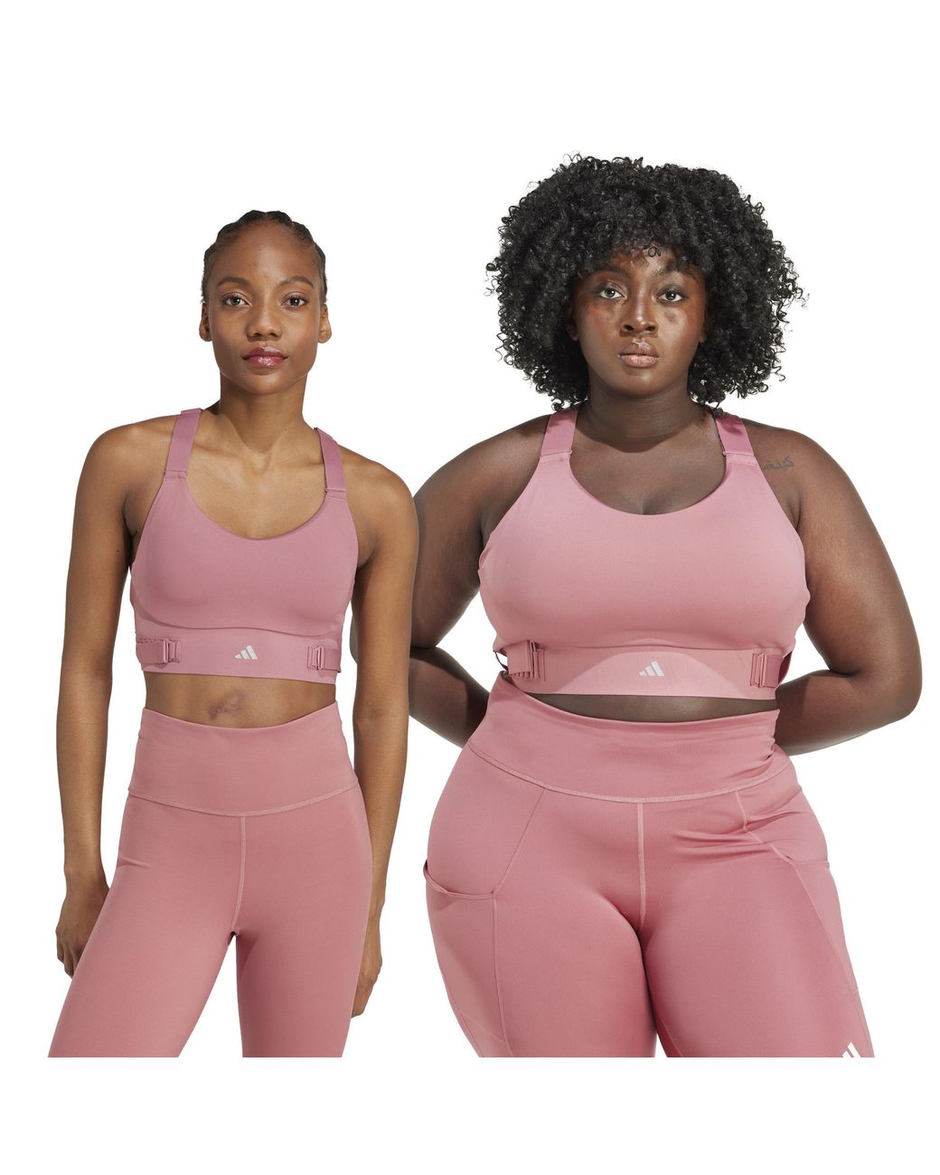 Adidas Purple Non Wired High Impact Sports Bra