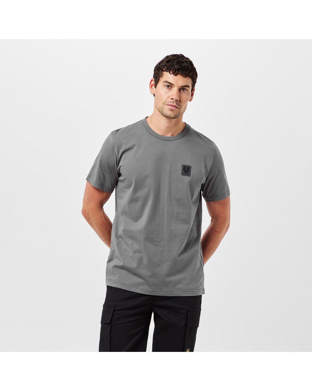 Belstaff Gray Phoenix T-Shirt for men