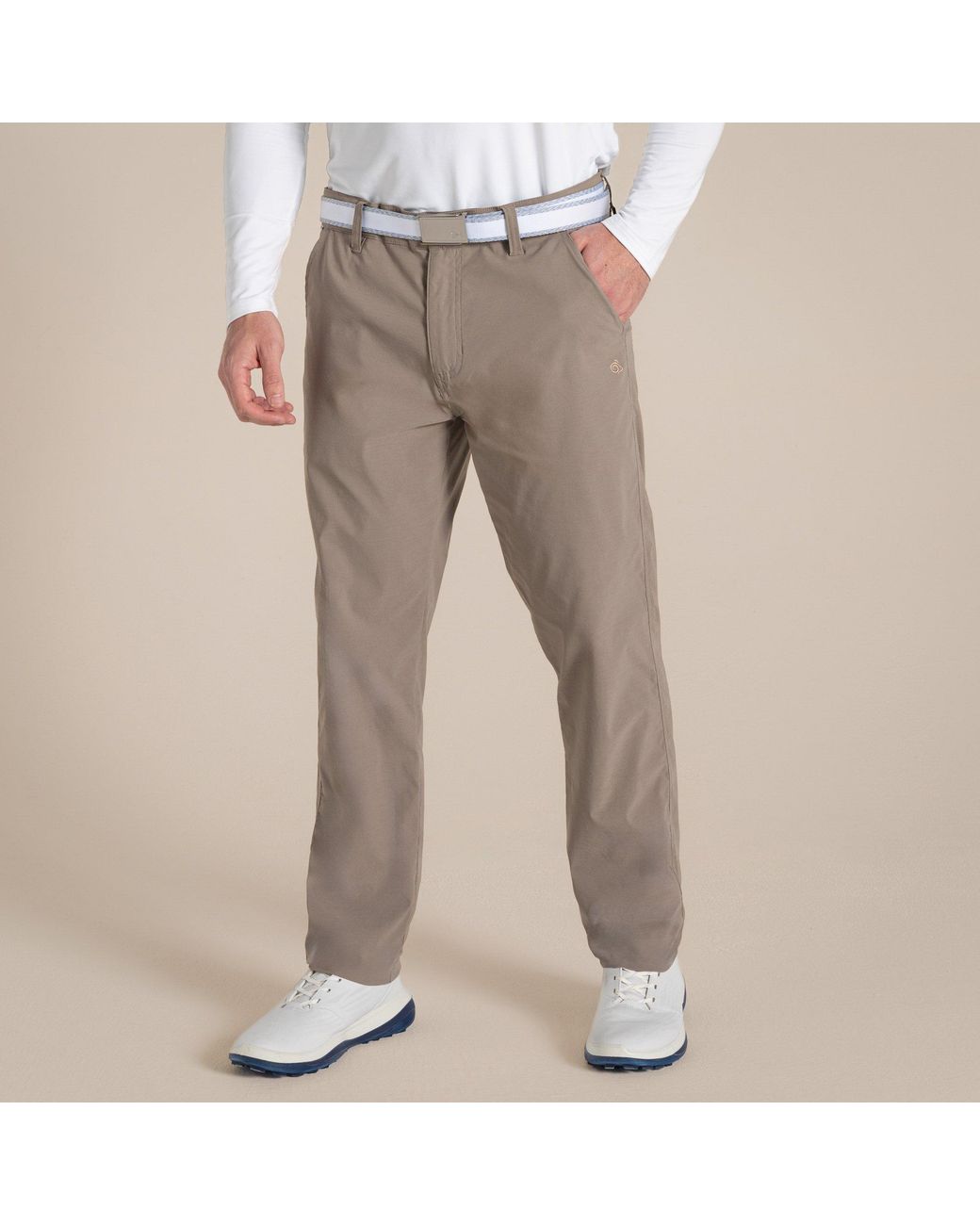 Craghoppers Gray Nosilife Santos Ii Golf Trousers for men