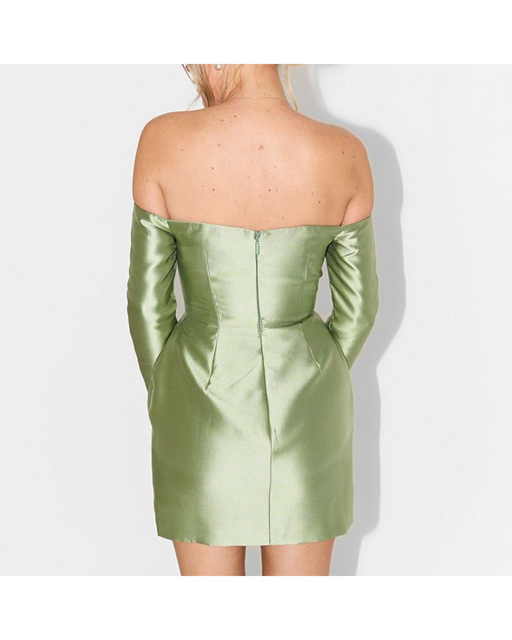 Odd Muse Green Ultimate Muse Tulip Skirt Mini Dress