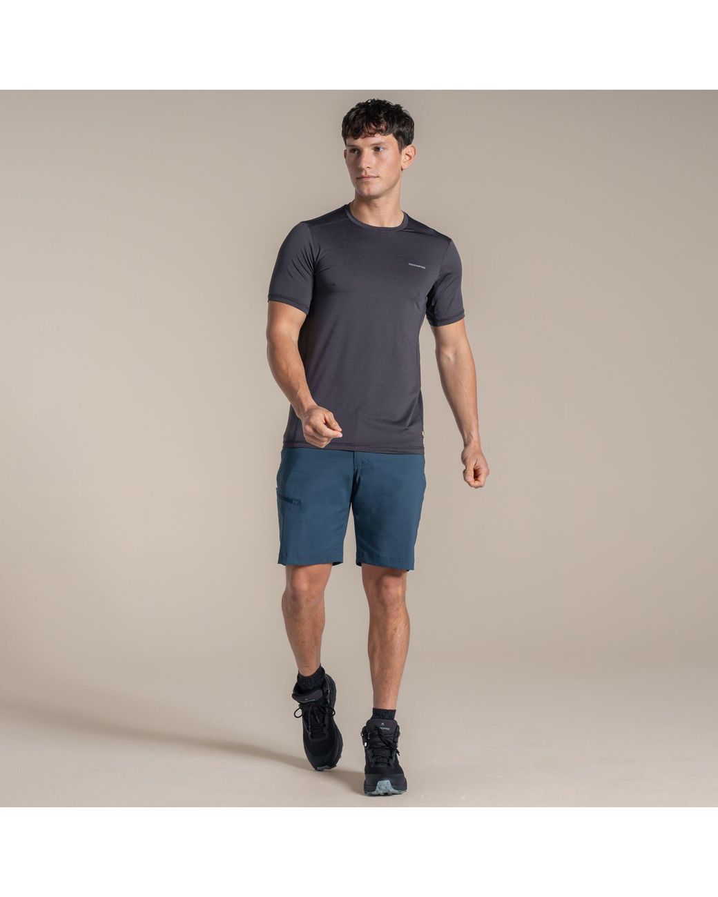 Craghoppers Blue Kiwi Pro Iii Water-Repellent Travel Shorts for men