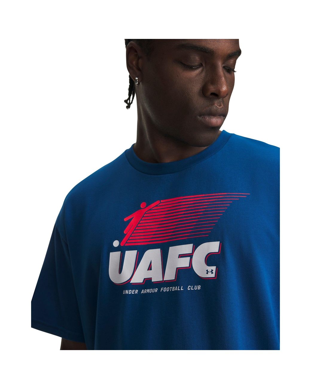 Under Armour Blue Short Sleeve Performance Gym Top for men