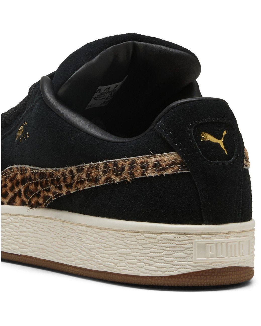 PUMA Black Suede Xl Trainers