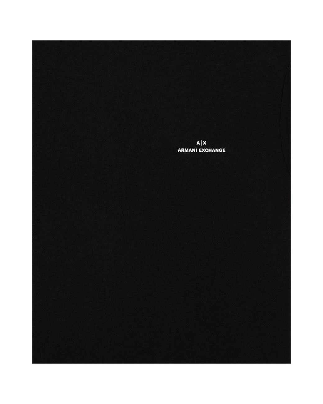 ARMANI EXCHANGE Black Regular Fit T-Shirt for men