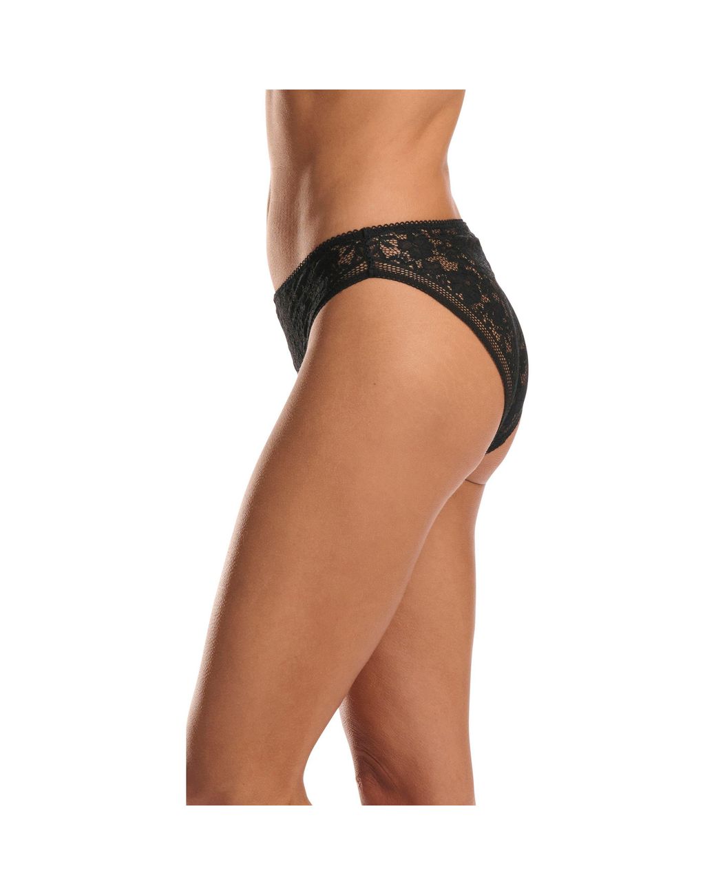 Wolford Black Straight Laced Bikini Brief