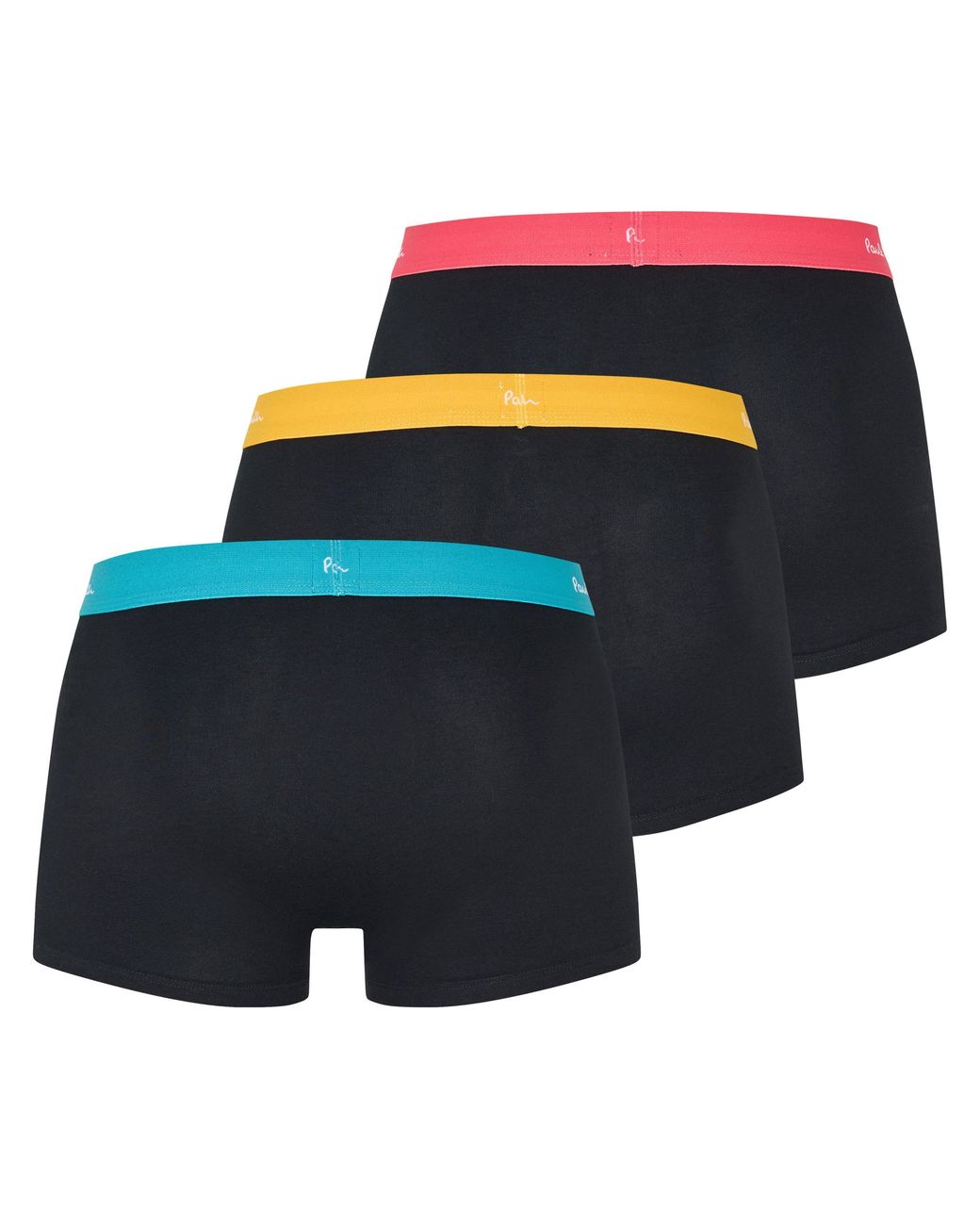 Paul Smith Black Classic Cotton Mid Rise Trunks for men