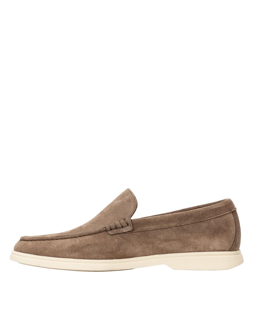 Boss Brown Loafers With Iconic Logo Detail (Sienne) for men