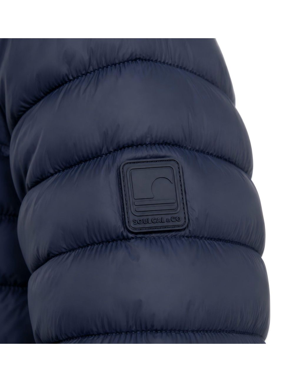 SoulCal & Co California Blue Micro Bubble Hooded Jacket for men